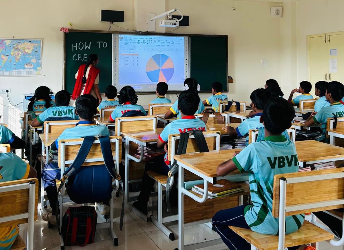 Students in classroom